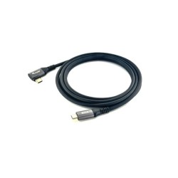 Cable USB 2.0 C a C en ngulo de 90  M/M  2 0 m  PD 100 W  negro