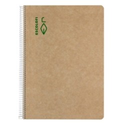 BLOCK ESCOLOFI A4 100h DOTS 80g ECOLOGIC - Pack de 5 unidades