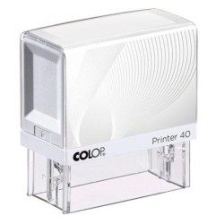 COLOP PRINTER 40 G7 23X59MM BLANCO/AZUL