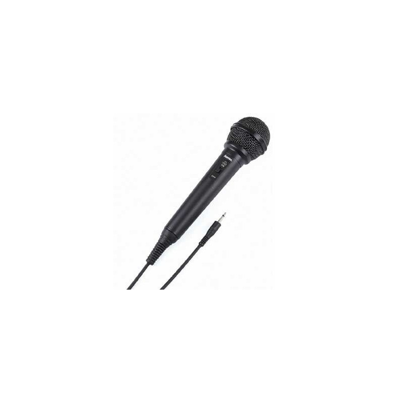 Micrófono dinámico DM20  micrófono de mano  con conector jack de 3 5 mm y de 6 35 mm  con adaptador para conectarlo a un sist