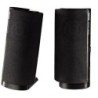 Altavoz estéreo con conexión USB A y Jack de 3 5mm  control de volumen integrado  color negro.