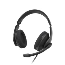 HS-USB300 V2 Auriculares Alámbrico Diadema Oficina/Centro de llamadas USB tipo A Negro
