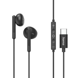 Classy Auriculares Alámbrico Dentro de oído Llamadas/Música USB Tipo C Negro