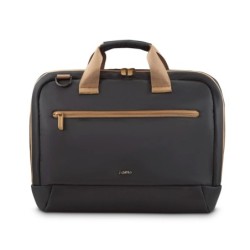 00222053 maletines para portátil 41 1 cm (16.2") Maletín con ruedas Beige  Negro