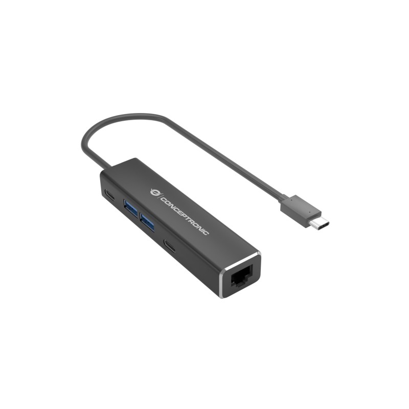 ABBY13B base para porttil y replicador de puertos Almbrico USB 3.2 Gen 1 (3.1 Gen 1) Type-C Gris