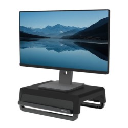 100016560 soporte para monitor Escritorio Negro  Gris