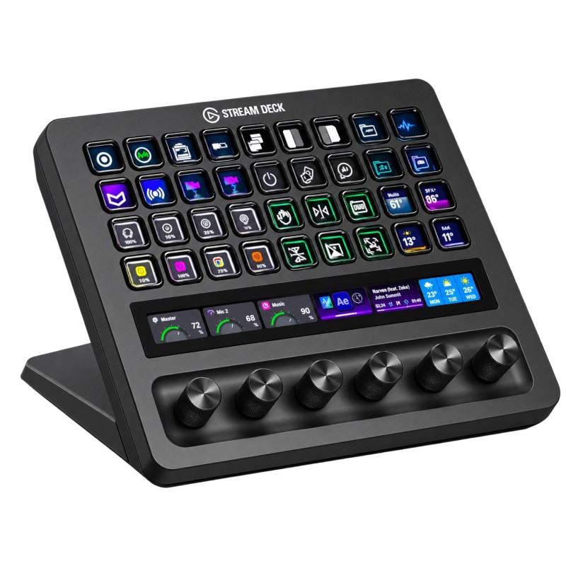 Stream Deck + XL Negro 36 botones