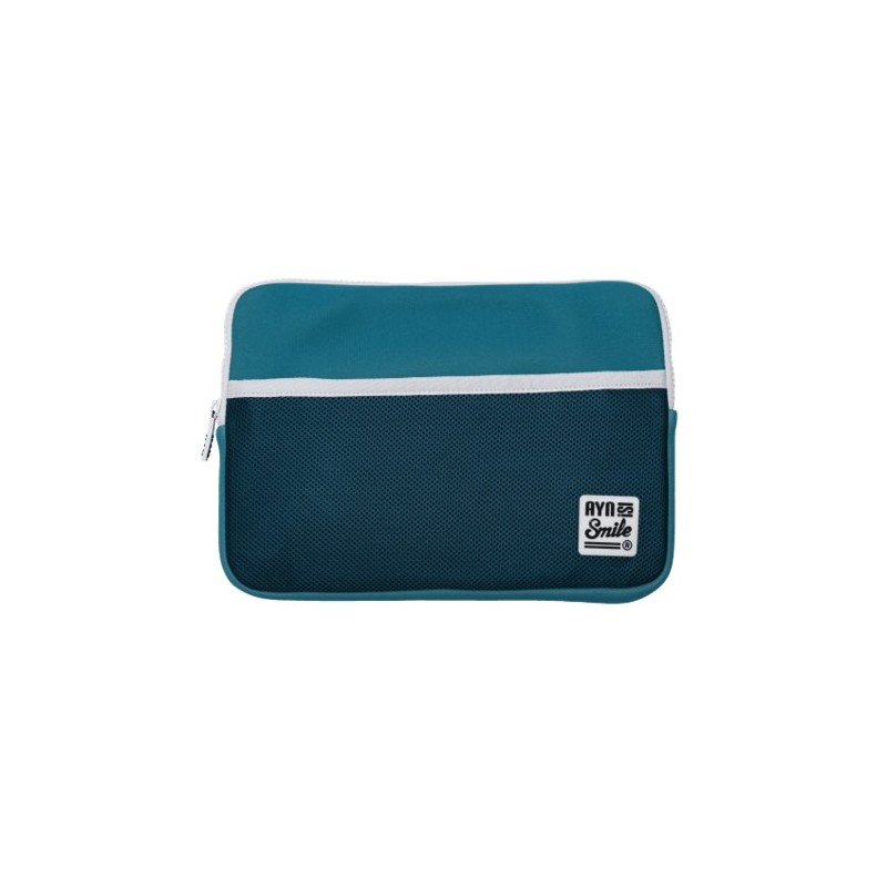 Funda Sleeve para Portátil de 15 pulgadas Fitness de Neopreno color Azul Turquesa