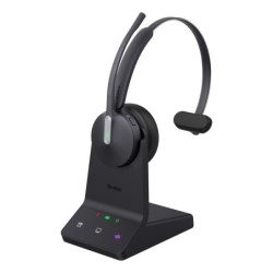 WH64 Mono UC Headset Auriculares Inalámbrico Diadema Oficina/Centro de llamadas USB Tipo C Bluetooth Negro