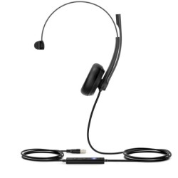 UH34 Mono Teams Auriculares Alámbrico Diadema Oficina/Centro de llamadas USB tipo A Negro
