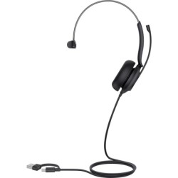UH35 Mono Teams USB-C/A Auriculares Alámbrico Diadema Llamadas/Música USB Type-C / USB Type-A Negro