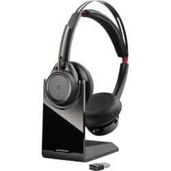 Voyager Focus UC Auriculares Inalámbrico Diadema Oficina/Centro de llamadas Bluetooth Negro