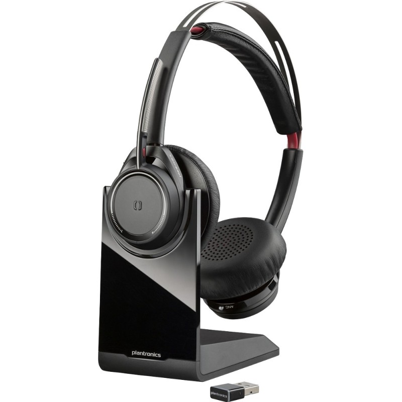 Voyager Focus UC Auriculares Inalámbrico Diadema Oficina/Centro de llamadas Bluetooth Negro