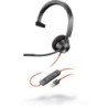 3310 Auriculares Alámbrico Diadema Llamadas/Música USB tipo A Negro