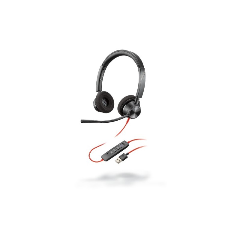 3320 Auriculares Alámbrico Diadema Llamadas/Música USB tipo A Negro