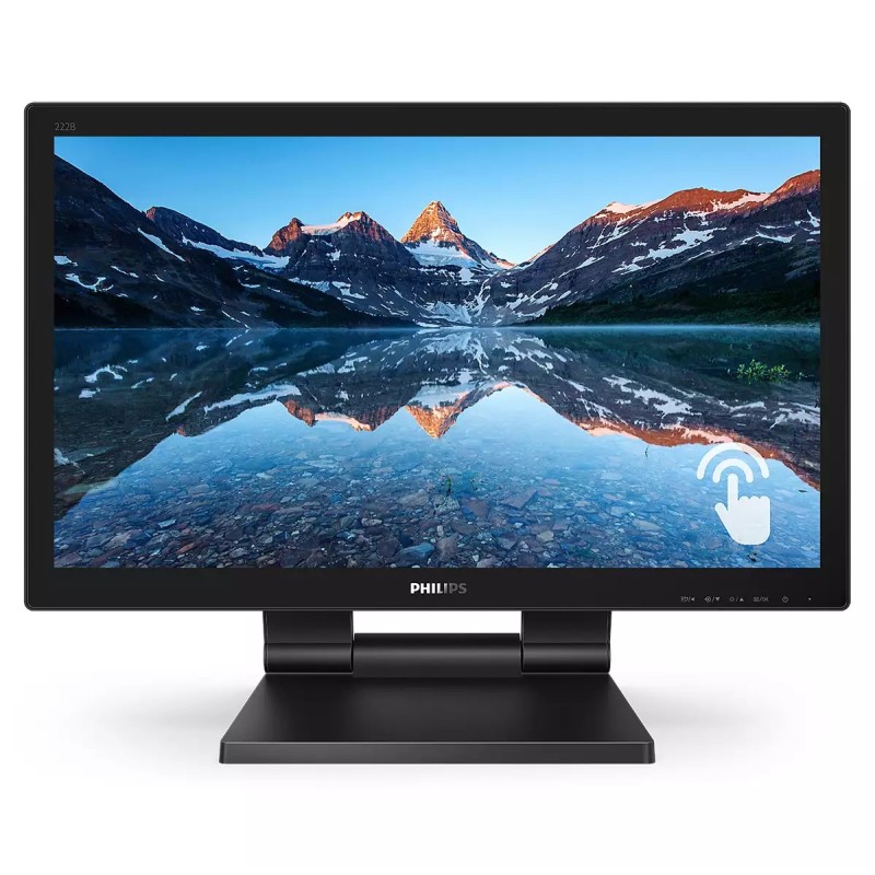 B Line 222B9TA/00 pantalla para PC 54 6 cm (21.5") 1920 x 1080 Pixeles Full HD LCD Pantalla táctil Mesa Negro