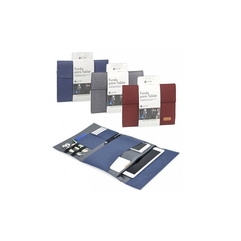 FUNDA TABLET VENTURE 10.1 BOLSILLO Y SOLAPA AZUL CARCHIVO 23210009