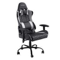 GXT 708W Resto Silla para videojuegos universal Negro  Blanco