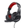 24785 auricular y casco Auriculares Alámbrico Diadema Juego Negro  Rojo