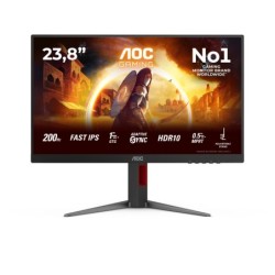 G4 24G4HA pantalla para PC 60 5 cm (23.8") 1920 x 1080 Pixeles Full HD LED Negro  Rojo