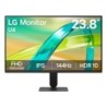 24U411B-B pantalla para PC 60 5 cm (23.8") 1920 x 1080 Pixeles Full HD LCD Negro