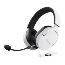GXT 491W FAYZO Auriculares Inalámbrico y alámbrico Diadema Juego USB Tipo C Bluetooth Negro  Blanco