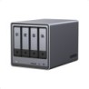 25372B servidor de almacenamiento NAS Compacto N100 8 GB DDR5 0 TB UGOS Pro Negro
