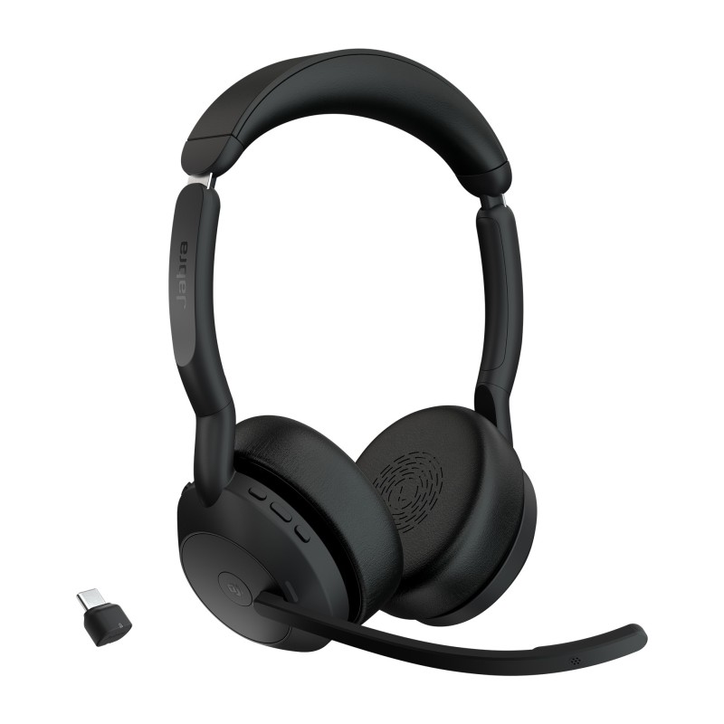 Evolve2 55 Auriculares Inalámbrico Diadema Oficina/Centro de llamadas USB Tipo C Bluetooth Base de carga