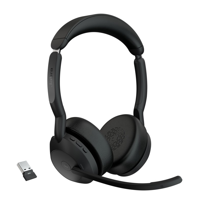 Evolve2 55 Auriculares Inalámbrico Diadema Oficina/Centro de llamadas USB Tipo C Bluetooth Base de carga