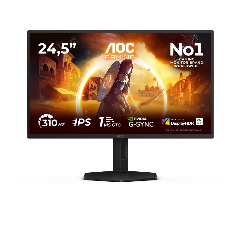 G4 25G4SXU pantalla para PC 62 2 cm (24.5") 1920 x 1080 Pixeles Full HD LED Negro  Gris