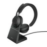 Evolve2 65 Auriculares Inalámbrico Diadema Oficina/Centro de llamadas USB tipo A Bluetooth Base de carga Negro
