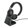 Evolve2 65 Auriculares Inalámbrico Diadema Oficina/Centro de llamadas USB tipo A Bluetooth Base de carga Negro