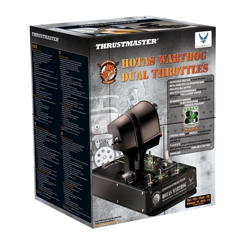 HOTAS Warthog Dual Throttles Negro USB Simulador de Vuelo PC