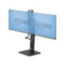 Soporte de Escritorio de Travesaño para Dos Monitores de 27 Pulgadas - Capacidad de 12kg - Soporte VESA de 75x75 o 100x100 - 
