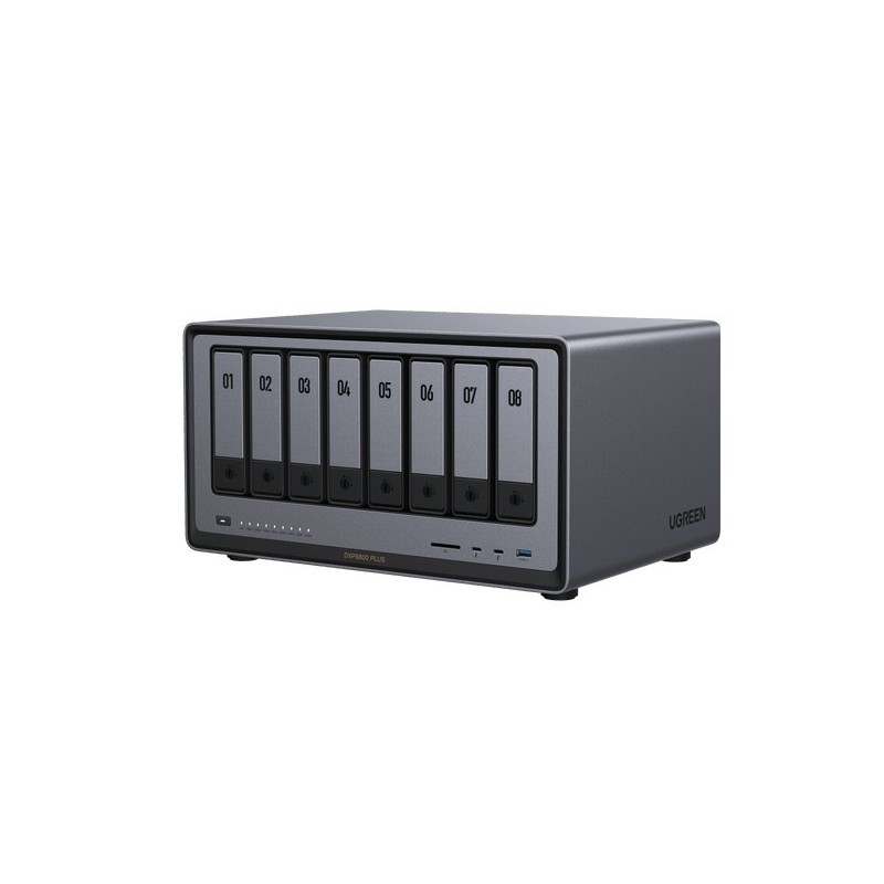 35127B servidor de almacenamiento NAS Escritorio Intel® Core™ i5 i5-1235U 8 GB DDR5 0 TB UGOS Pro Gris