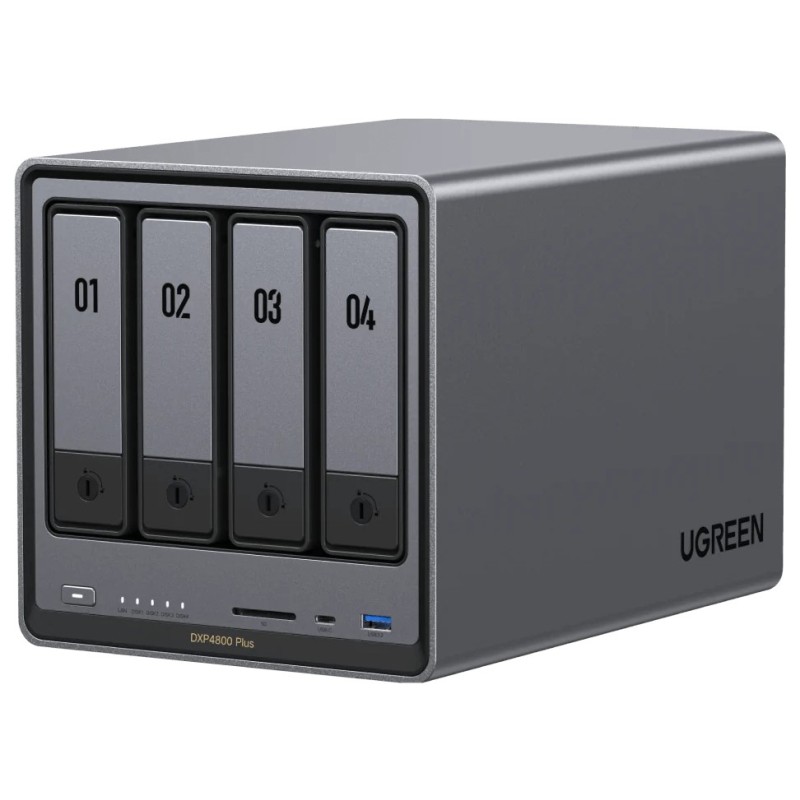 NASync DXP4800 Plus NAS Escritorio Intel® Pentium® Gold 8505 8 GB DDR5 0 TB UGOS Pro