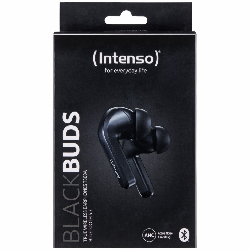 Black Buds T300A Auriculares True Wireless Stereo (TWS) Dentro de oído Llamadas/Música/Deporte/Uso diario USB Tipo C Bluetoot