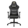 CGR-A2F-GLB Silla para videojuegos universal Asiento acolchado tapizado Negro  Oro