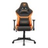 CGR-A2F Silla para videojuegos universal Asiento acolchado tapizado Negro  Naranja