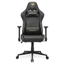 CGR-AO2-GLB Silla para videojuegos universal Asiento acolchado Negro  Oro