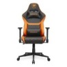CGR-AO2 Asiento acolchado tapizado Negro  Naranja