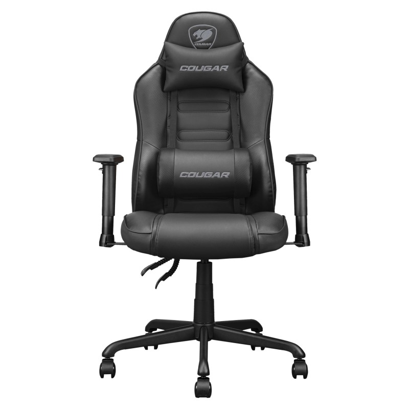Fusion S Black Silla para videojuegos de PC Asiento acolchado Negro