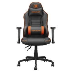 3MFSLORB.0001 silla para videojuegos Silla para videojuegos de PC Asiento acolchado Negro  Naranja