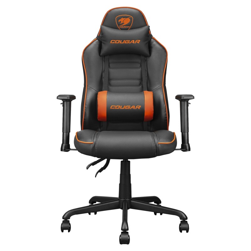 3MFSLORB.0001 silla para videojuegos Silla para videojuegos de PC Asiento acolchado Negro  Naranja