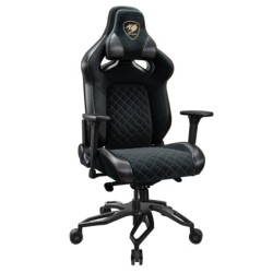 CGR-T2F-GLB Silla para videojuegos universal Asiento acolchado tapizado Negro