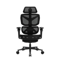Terminator Air Silla para videojuegos universal Asiento de malla Negro