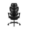 Terminator Air Silla para videojuegos universal Asiento de malla Negro