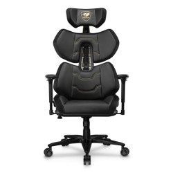 Terminator Elite Gold Silla para videojuegos de PC Asiento acolchado Negro  Oro