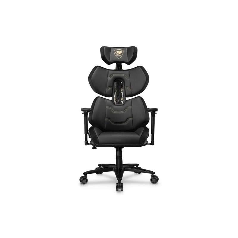 Terminator Elite Gold Silla para videojuegos de PC Asiento acolchado Negro  Oro