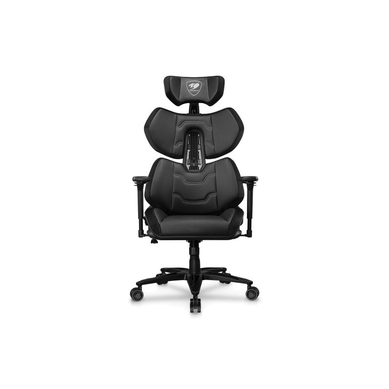 Terminator Elite Silla para videojuegos de PC Asiento acolchado Negro  Plata